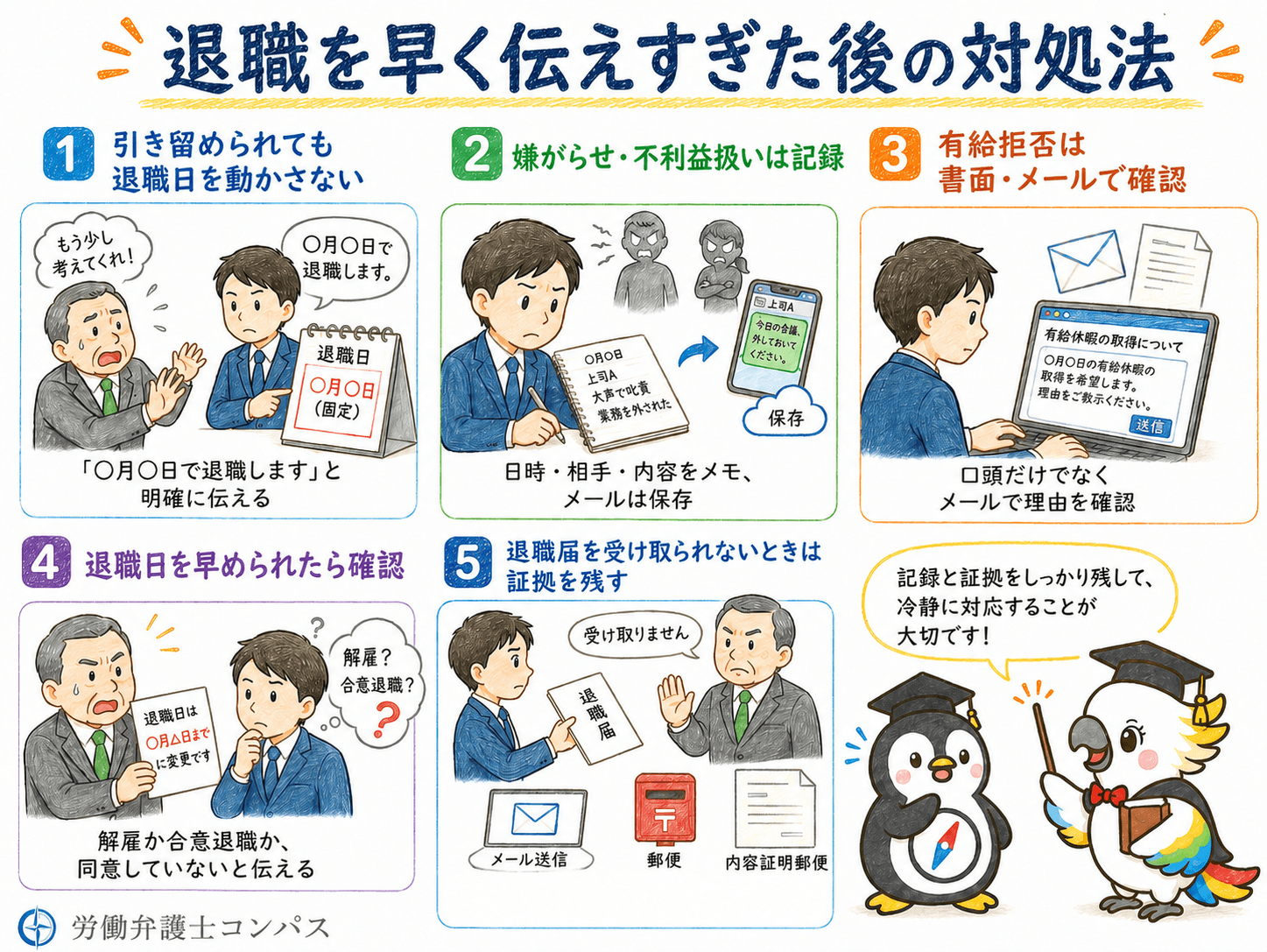 ７章　退職を早く伝えすぎた後の対処法